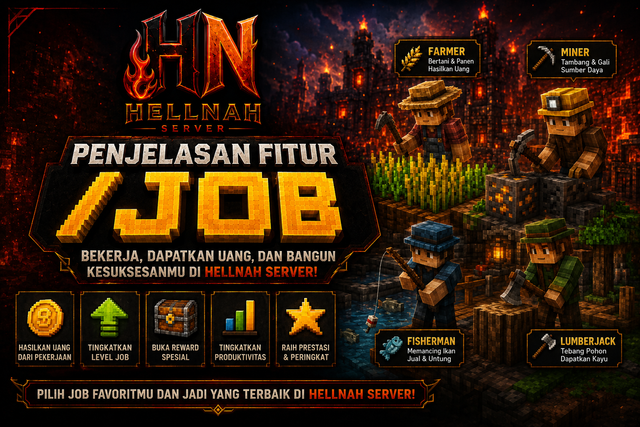 PENJELASAN JOB SISTEM - HELLNAH SERVER